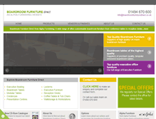 Tablet Screenshot of boardroomfurnituredirect.co.uk